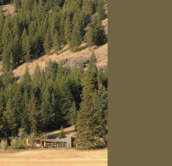 Miner's Refuge by Johnston Architects PLLC is a modern metal siding house set against a forest backdrop.