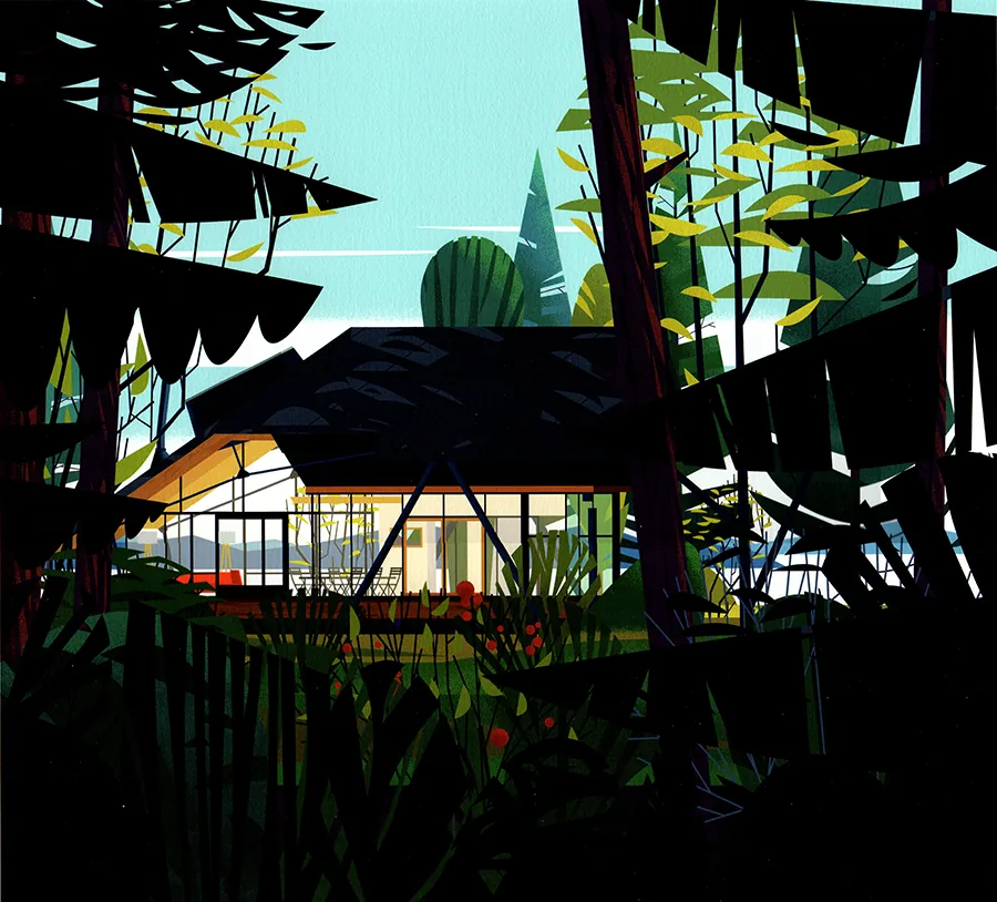 glass cabin